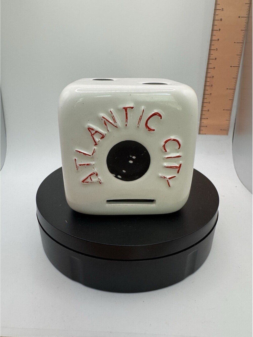 Vintage Atlantic City Dice Piggy Bank